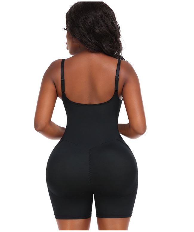Bodysuit For Women Shapewear Body Shaper Butt Lifter No Pad Tummy Control  Slimming Plus Sizes 6xl Lingerie Fajas Colombi size XL Color Black 5139