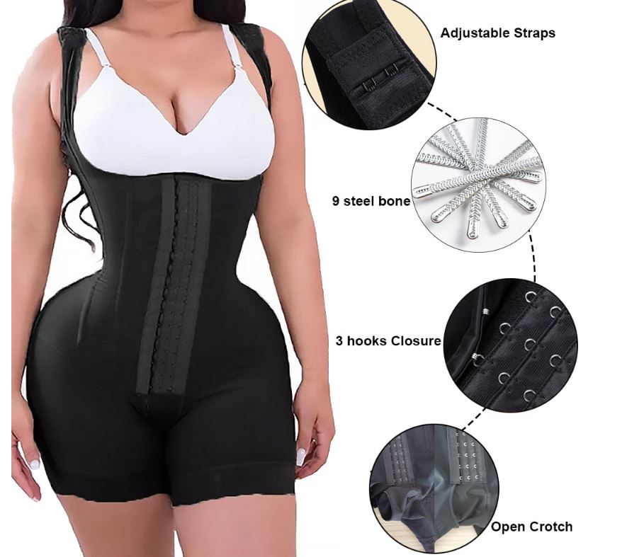 Women High Compression Shapewear Girdle For Daily And Post-Surgical Use  Slimming Sheath With Hook And Eye Front Closure Shaper - AliExpress