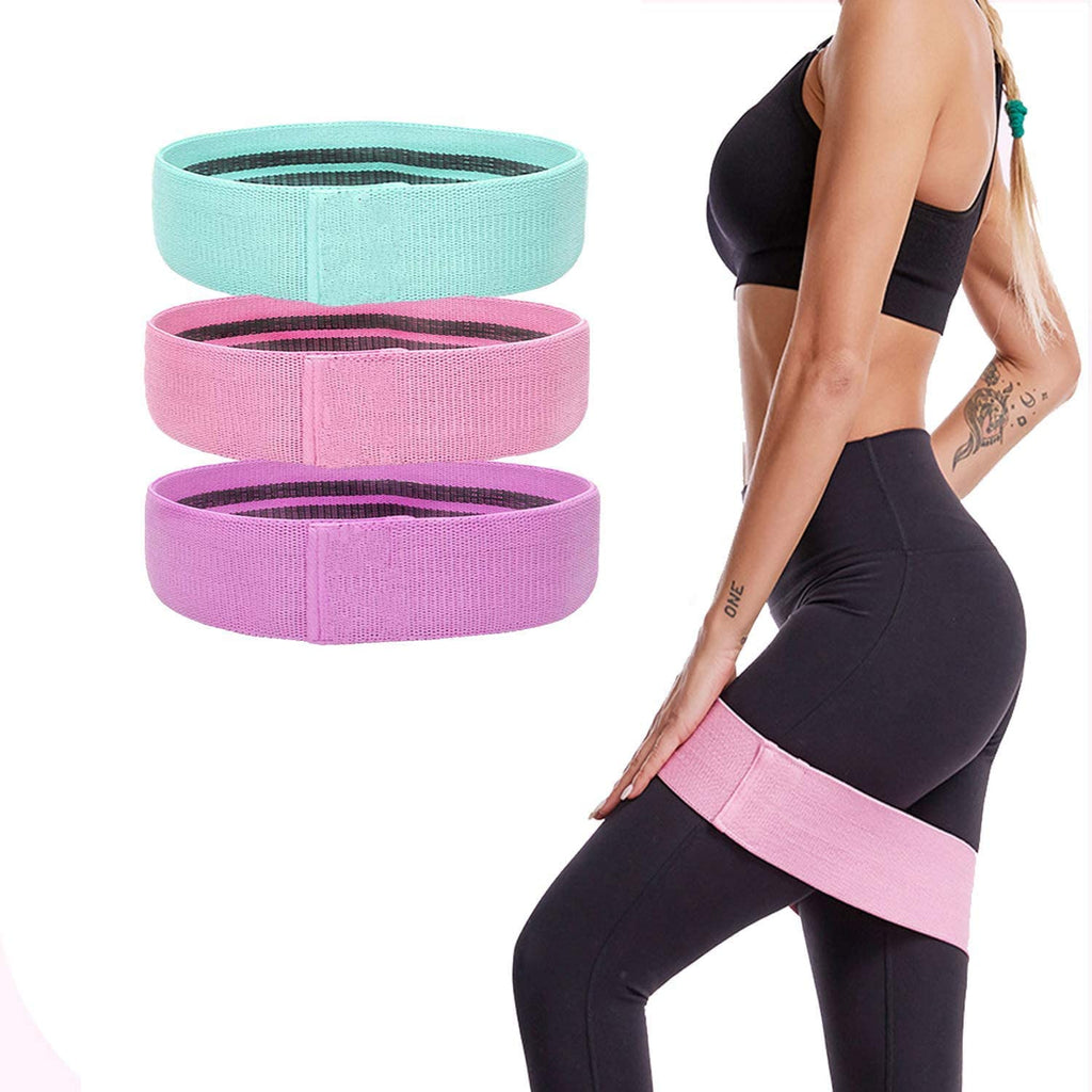 Resistance Bands Set of 3 - Cotton and Rubber Fabric - FemmeShapewear