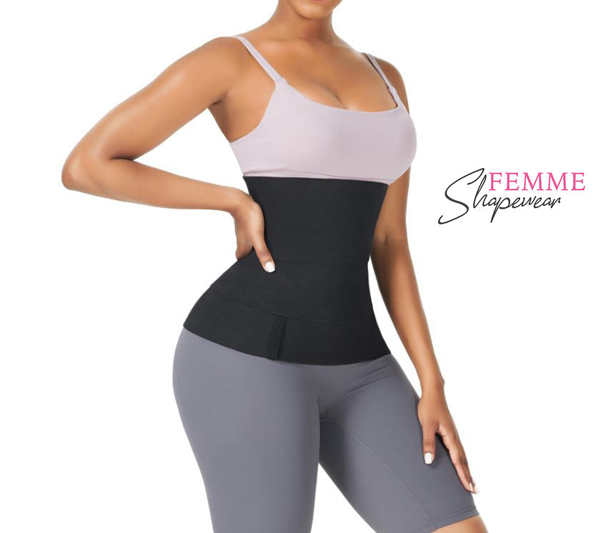 Belt Slimming Belly Wrap Bodysuit for Women Snatched Body Post