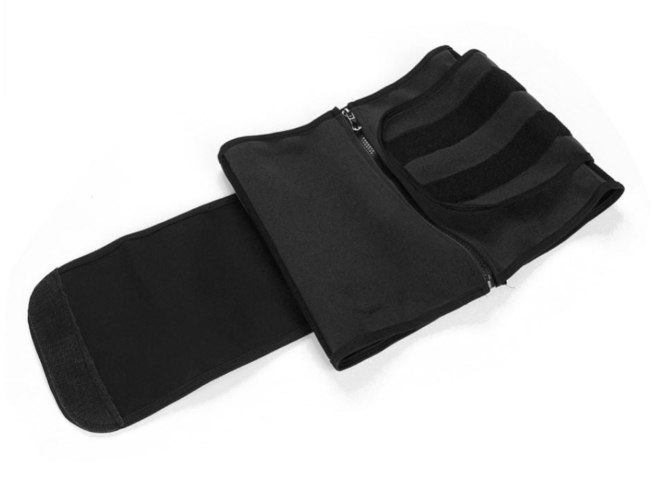 Zip and Fasten Neoprene Waist Trainer - One Velcro Belt - FemmeShapewear