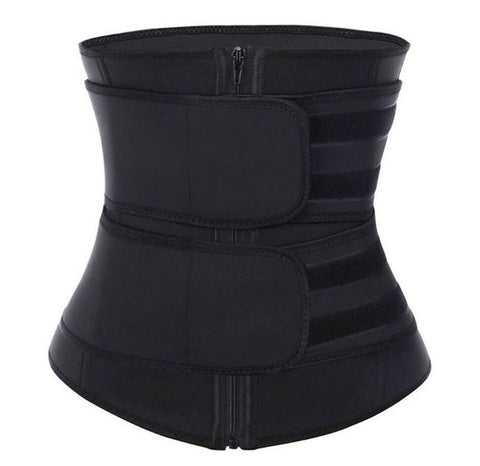 FENOMO Waist Trainer for Women Under Clothes Corset Waist Trainer Wrap  Invisible Wraps for Stomach Free Size Black