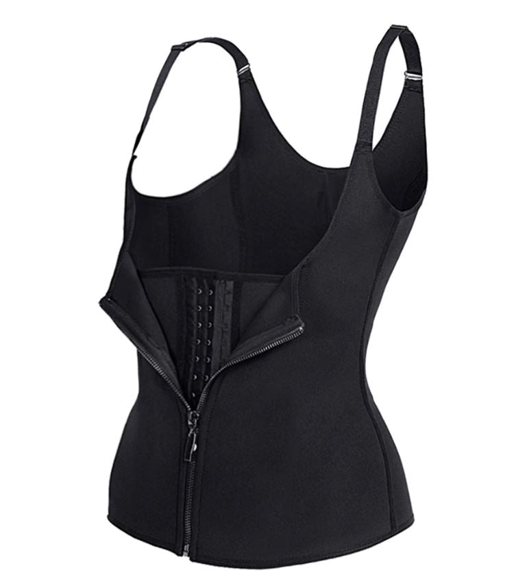 Zip and Clip Neoprene Waist Trainer Vest - FemmeShapewear