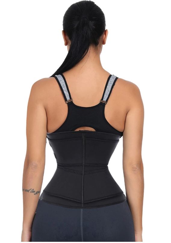 Lover-Beauty Waist Trainer Vest for Women 3 Belts Waist Cincher 9 Steel  Bones Workout Girdle 3 Hooks, Black(3 Belts,9 Steel Bones,3 Hooks), X-Large  : : Clothing, Shoes & Accessories
