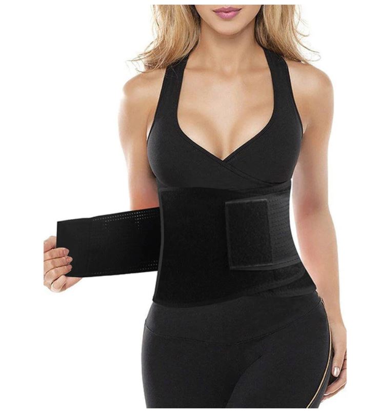 Brace & Support Neoprene Sweat Belt Waist Trainer - FemmeShapewear