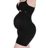 Image of Seamless Maternity Shapewear: High-Waisted Pregnancy Underwear with Mid-Thigh Coverage and Belly Support for Women