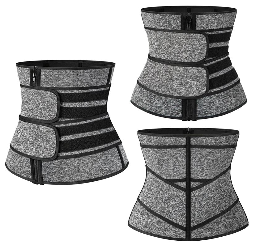 Buy LaFaja – Perforated Latex Waist Trainer Black 3-hooks online! 