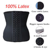 Image of Latex Waist Training Corset Workout Belt Sauna Effect - FemmeShapewear