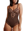 Image of New Waist Training Bodysuit Slimming Body Shaper Sculpting Bodysuit with Lace V-neck Camisole Lingerie