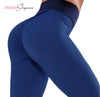 Image of Butt Shaping Textured High-waisted Compression Leggings