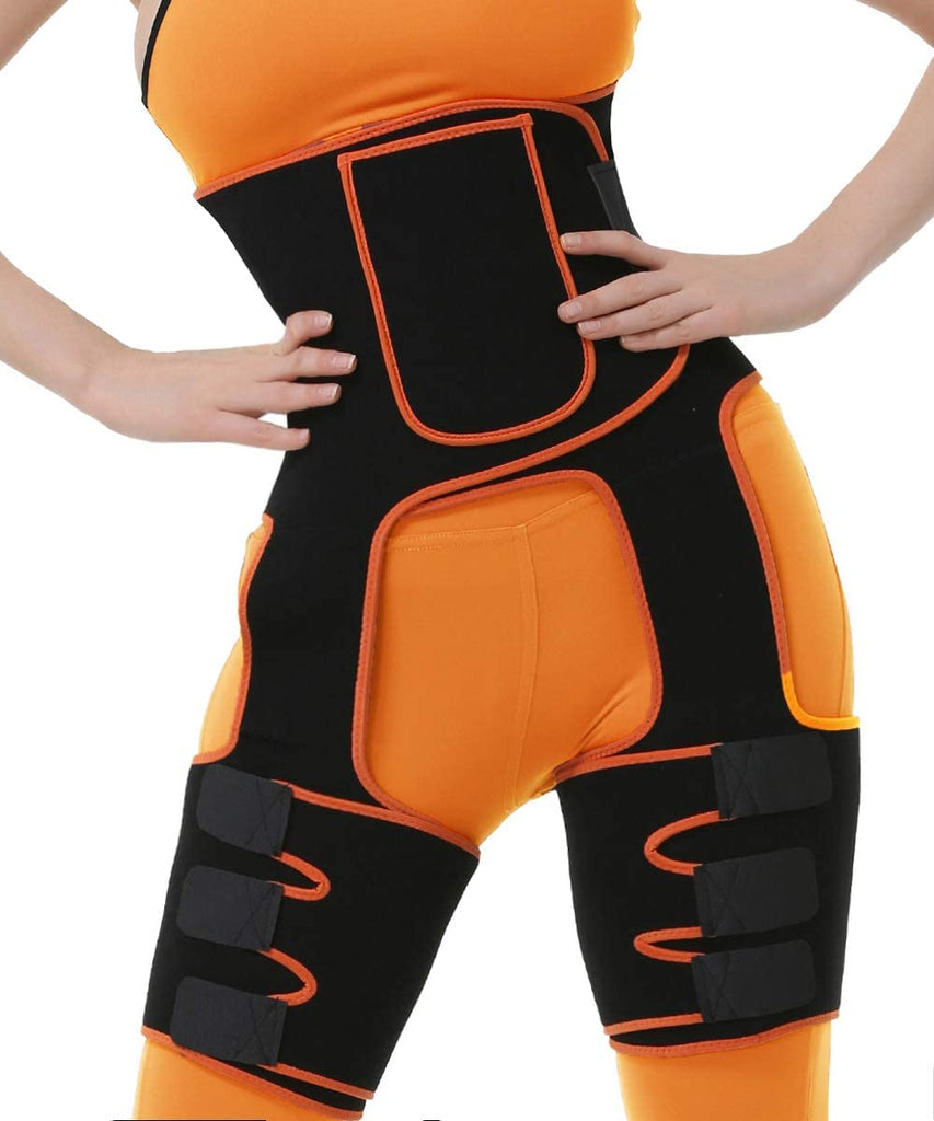 Neoprene Waist and Thigh Trainer - High Waisted with a Pocket